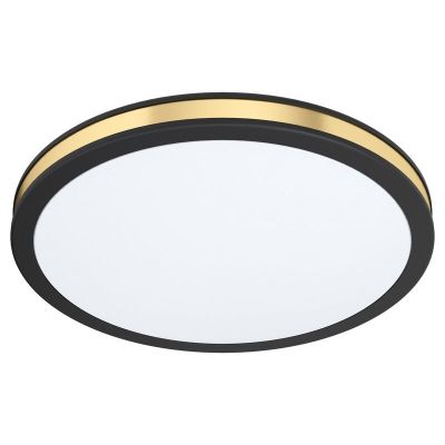 Oceľová moderná stropná lampa čierna, Rivano, 11 W, LED 3000 K