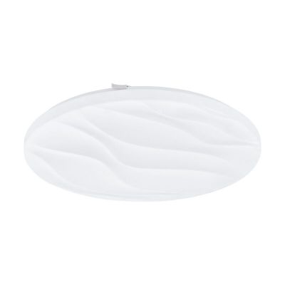 Oceľová stropná lampa biela, Aniel, 36 W, LED 3000 K