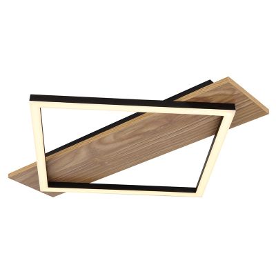 Kovové dizajnové stropné svietidlo čierne, Beniamino, 18 W, LED 3000 K