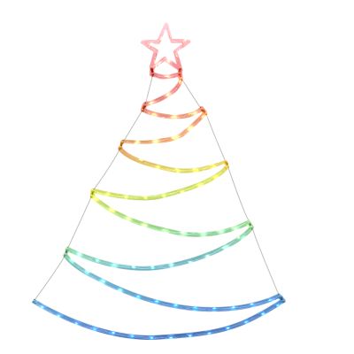 Osvetlený vianočný stromček RGB