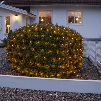 Buxus guľové svetlá, 120 cm, teplá biela, IP44