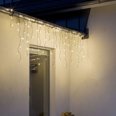 Osvetlenie v tvare cencúľa, šírka 600 cm, výška 52 cm, IP44, 180 LED diód
