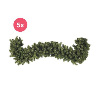 5x girlanda 540 cm, hrúbka 40 cm, 70 LED diód, pripojiteľná