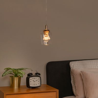 Priehľadné visiace svietidlo moderné, Berliane, 4 W, LED 2700 K