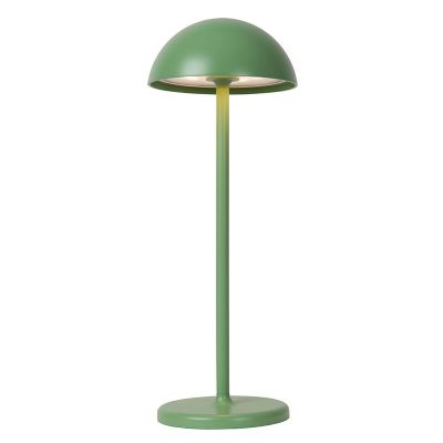 Zelené vonkajšie svietidlo na stôl retro, Joy, 1,5 W, LED 3000 K, IP54, s dotykovým stmievačom