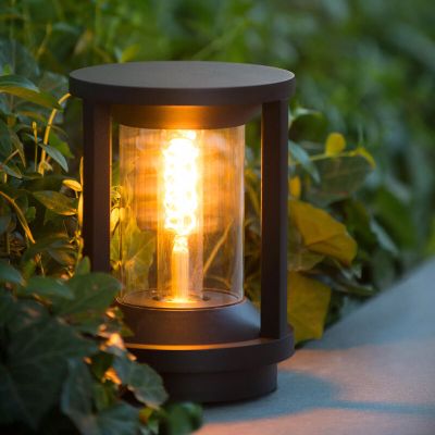 Čierny vonkajšie svietidlo moderný, Cadix, IP65