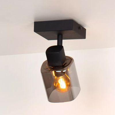 Čierne stropné bodové svetlo klasické, Alion