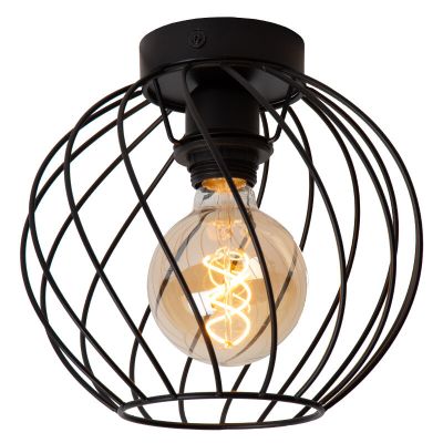 Čierne stropné svietidlo klasické, Danza