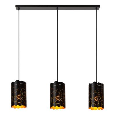 Čierne visiace svietidlo moderné, Almelo