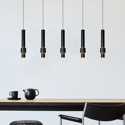 Čierne visiace svietidlo moderné, Margary, 4,2 W, LED 2700 K