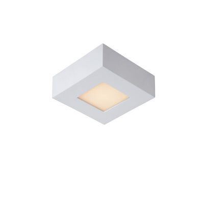 Biela stropná lampa moderná, Brice, 8 W, LED 3000 K, IP44