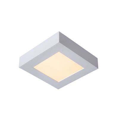 Biela stropná lampa moderná, Brice, 15 W, LED 3000 K, IP44