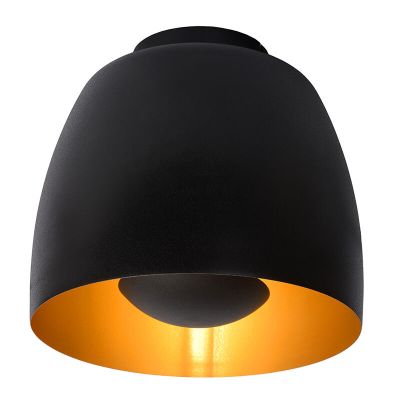 Čierna stropná lampa klasická, Nolan