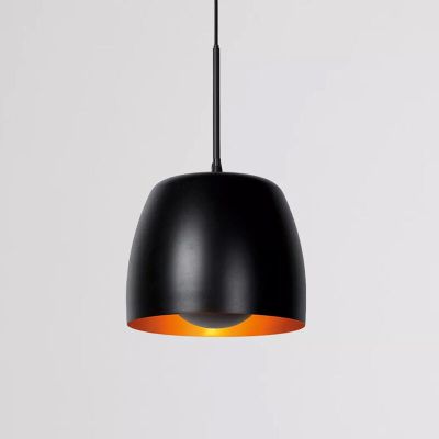 Čierne visiace svietidlo klasické, Nolan