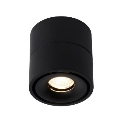 Čierne stropné bodové svetlo moderné, Yumiko, 8 W, LED 2700 K