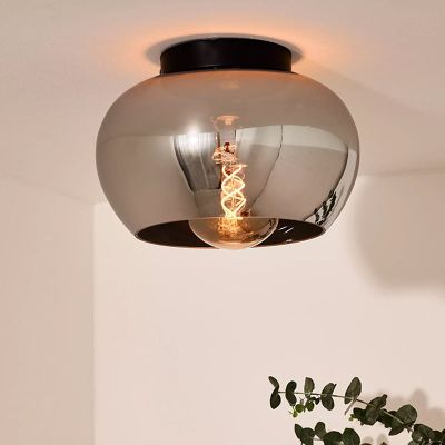Sivá stropná lampa moderná, Judi