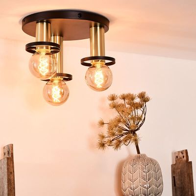 Čierna stropná lampa moderná, Anaka