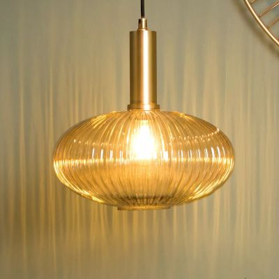 Jantárové visiace svietidlo retro, Maloto