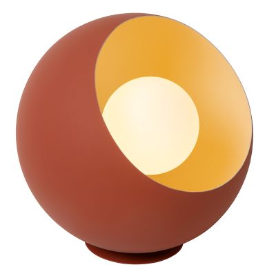 Oranžová stolová lampa moderná, Doredos, s vypínačom