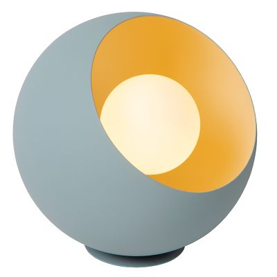 Modrá stolová lampa moderná, Doredos, s vypínačom