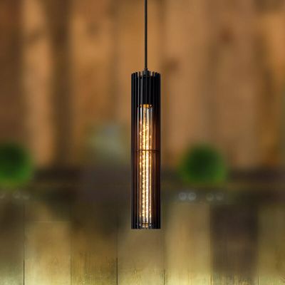 Čierne visiace svietidlo moderné, Lionel