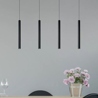 Čierne visiace svietidlo moderné, Lorenz, 4 W, LED 3000 K