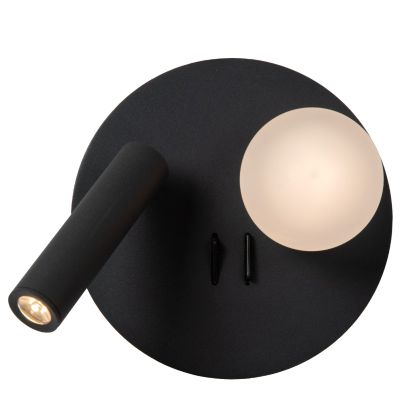 Čierne svetlo na postel moderné, Matiz, 3,5 W, LED 3000 K, s vypínačom