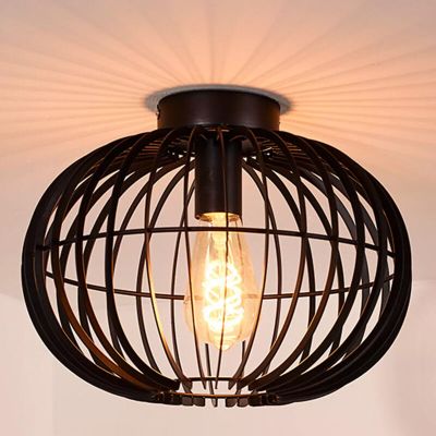 Čierna stropná lampa moderná, Reda