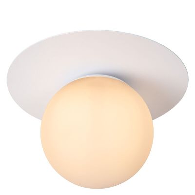 Biela stropná lampa moderná, Tricia
