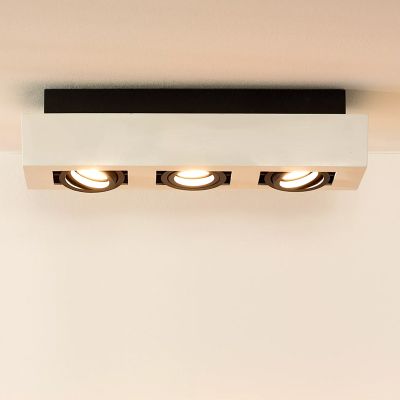 Biele prisadené stropné svietidlo moderné, Xirax