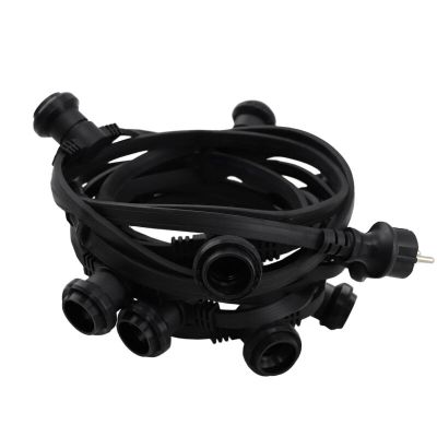 10 m svetelná reťaz, 10 objímok