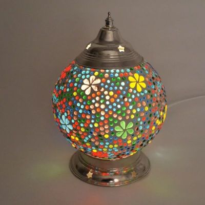 Východná stolová lampa pestrá, Sabri