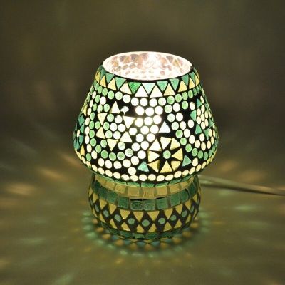 Východná stolová lampa zelená, Rachel