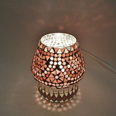 Východná stolová lampa fialová, Rachel