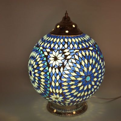 Východná stolová lampa modrá, Dalil