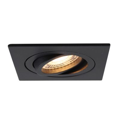 Hliníkové podhľadové svietidlo čierne, Scott