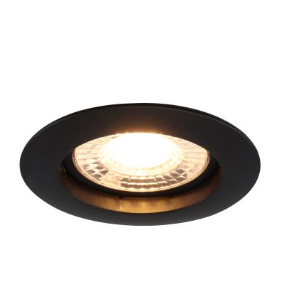 Hliníkové podhľadové svietidlo čierne, Rudo