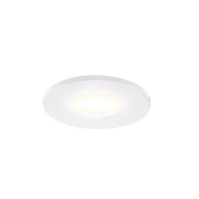 Biele mini podhľadové svietidlo hliníkové, Philomena, 1,5 W, LED 2700 K, IP44