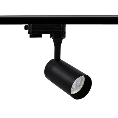 Čierne trojfázové bodové svietidlo Ylva, Pro