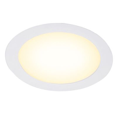 Biele downlight hliníkové, Umbriel, 9 W, LED 3000 K, IP44