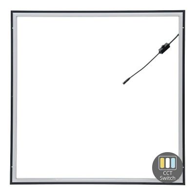 LED rámový panel 60x60 - 37W - biely vypínač - UGR<21 - bočné podsvietenie