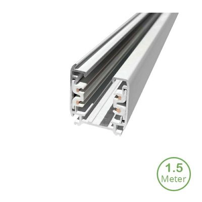 3-fázová koľajnica, 1,5 metra, biela, Pro