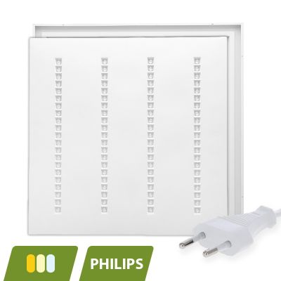 LED panel Louvre 60x60 - 30W - biely vypínač - UGR <16