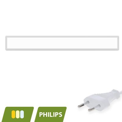 LED panel 15x120 - 30W - biely vypínač - UGR<19 - podsvietený