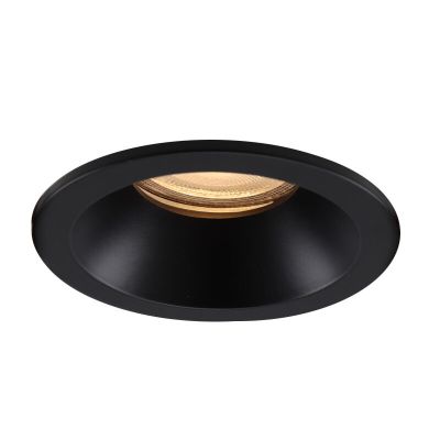 Hliníkové podhľadové svietidlo do kúpeľne čierne, Julien, IP65