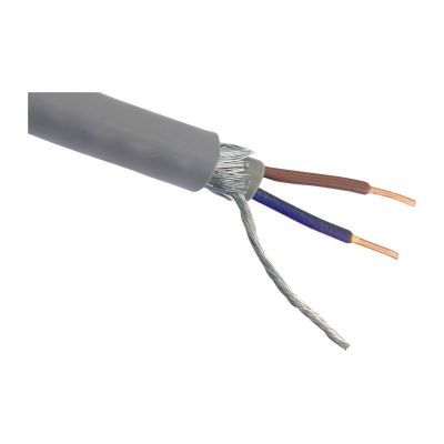 5 metrový uzemňovací kábel XMVK-AS 2 x 2,5 mm. Sivý