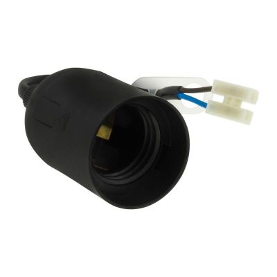 Pohyblivé svietidlo E27, čierne