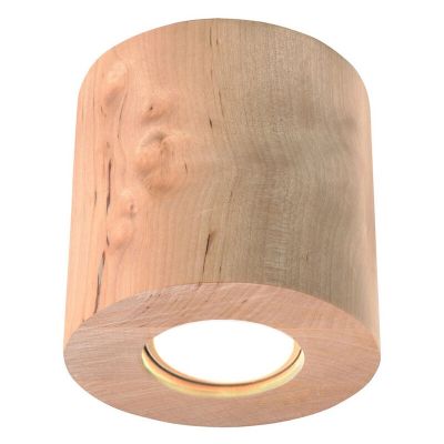 Drevené prisadené stropné svietidlo hnedé, Amely