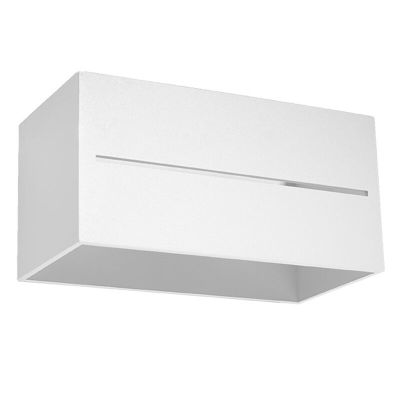 Hliníkové up down nástenné svietidlo biele, Jacky