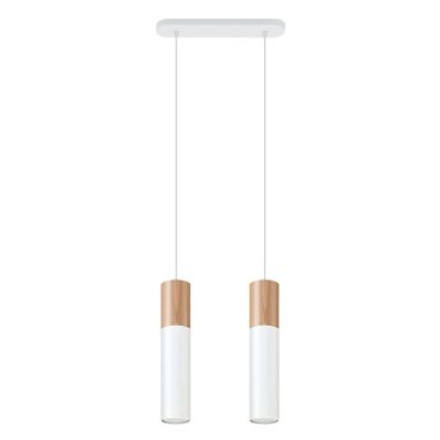 Hliníkové visiace svietidlo biele, Francesca